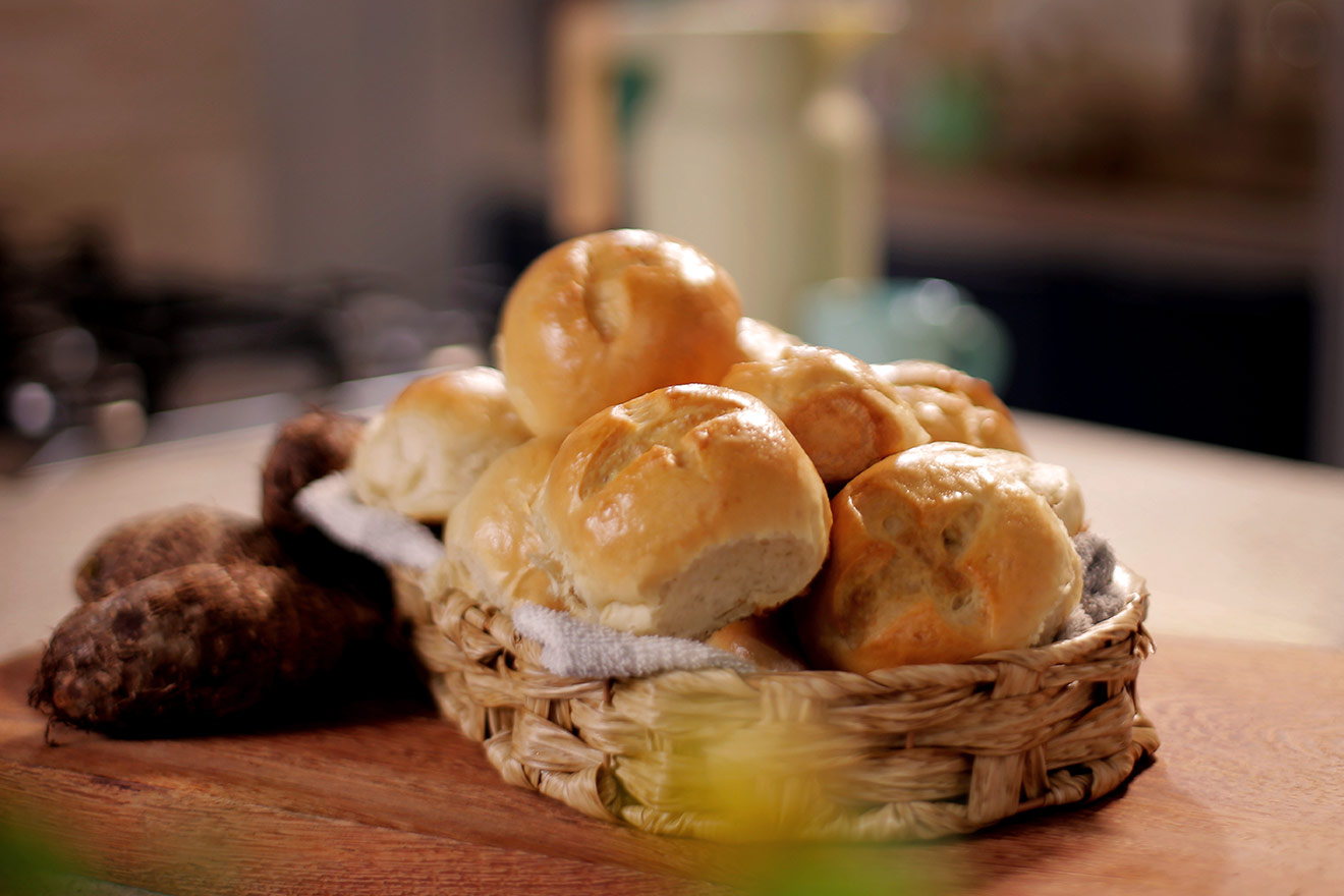 Foto da receita de pão de inhame